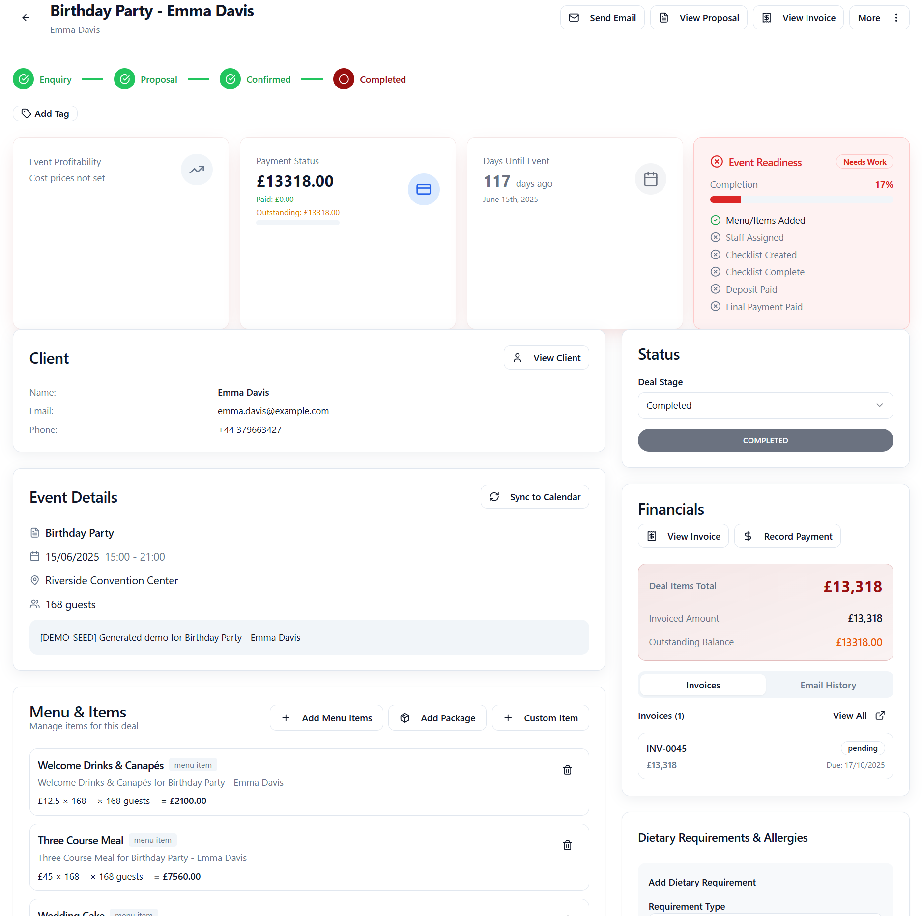 CaterBase – The Catering CRM Built by a Real Caterer